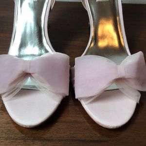 Badgley Mischka size 9M Pink Peep Toe Pumps